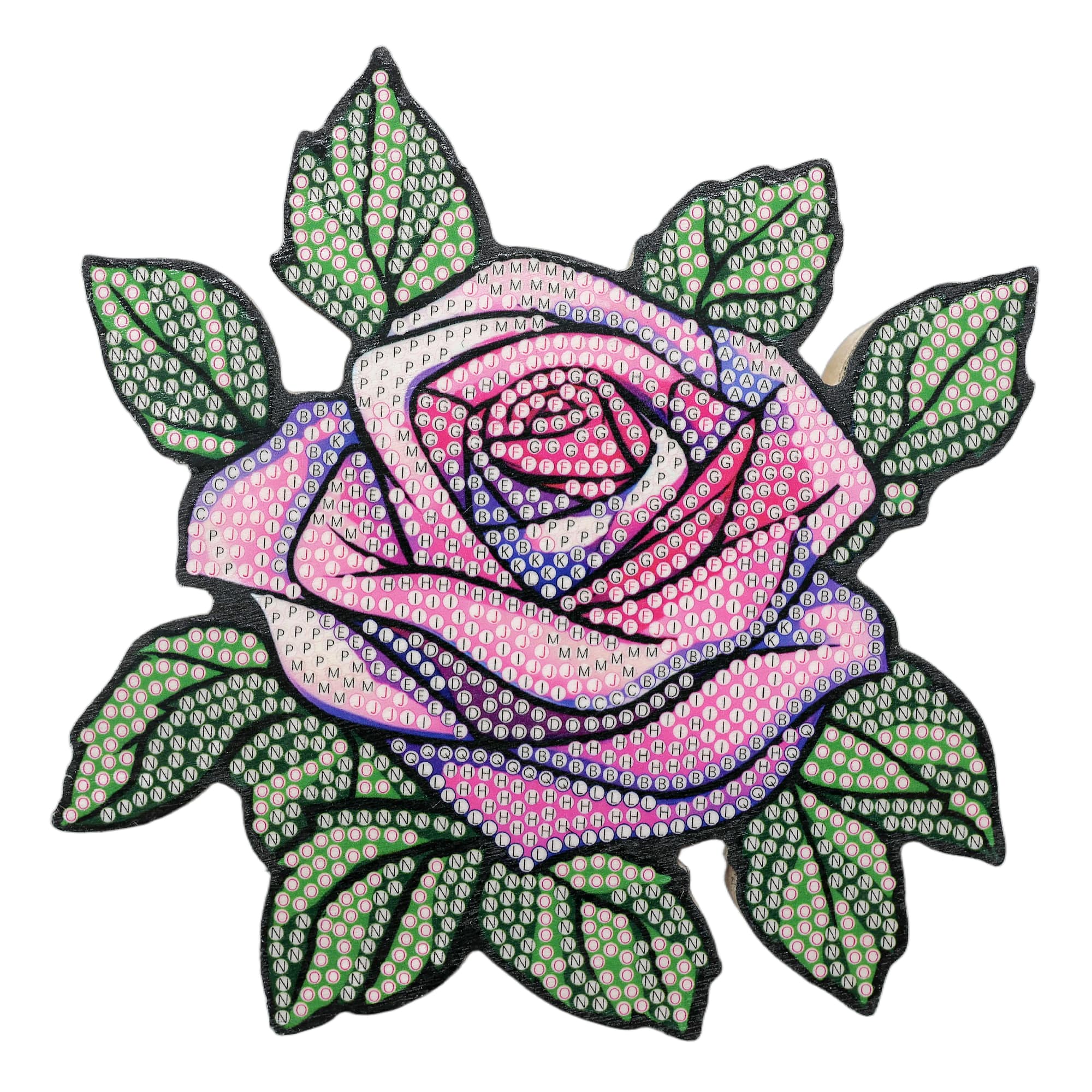 6" Pink Rose Diamond Art Kit by Make Market®